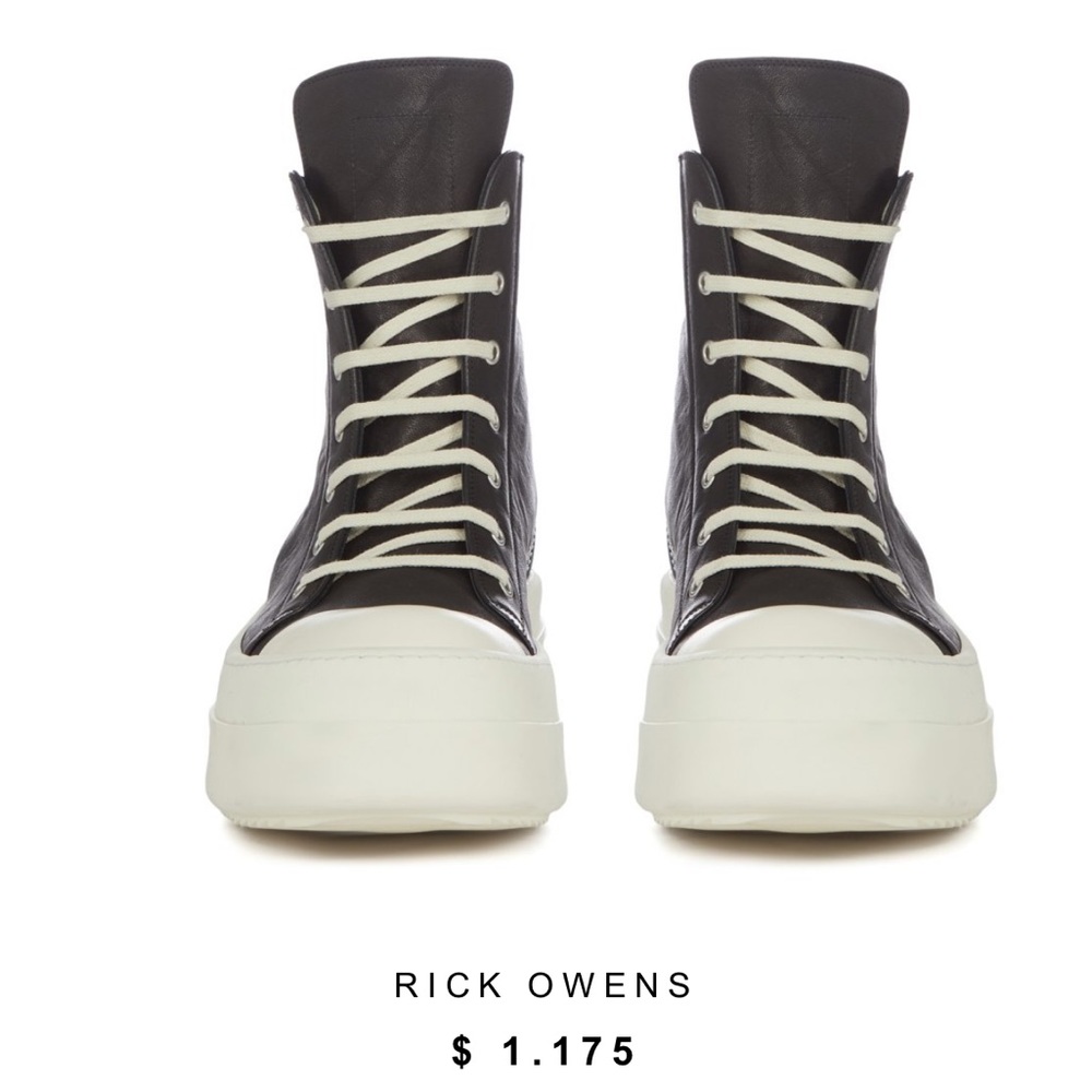RICK OWENS MEGA BUMPER SNEAKS